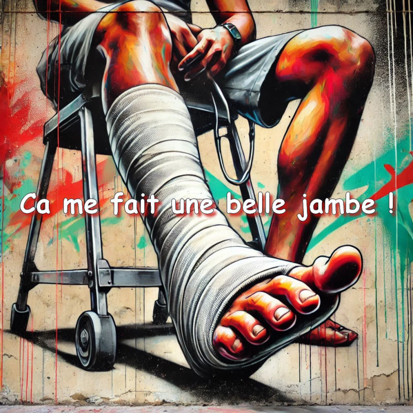 Ca me fait une belle jambe !