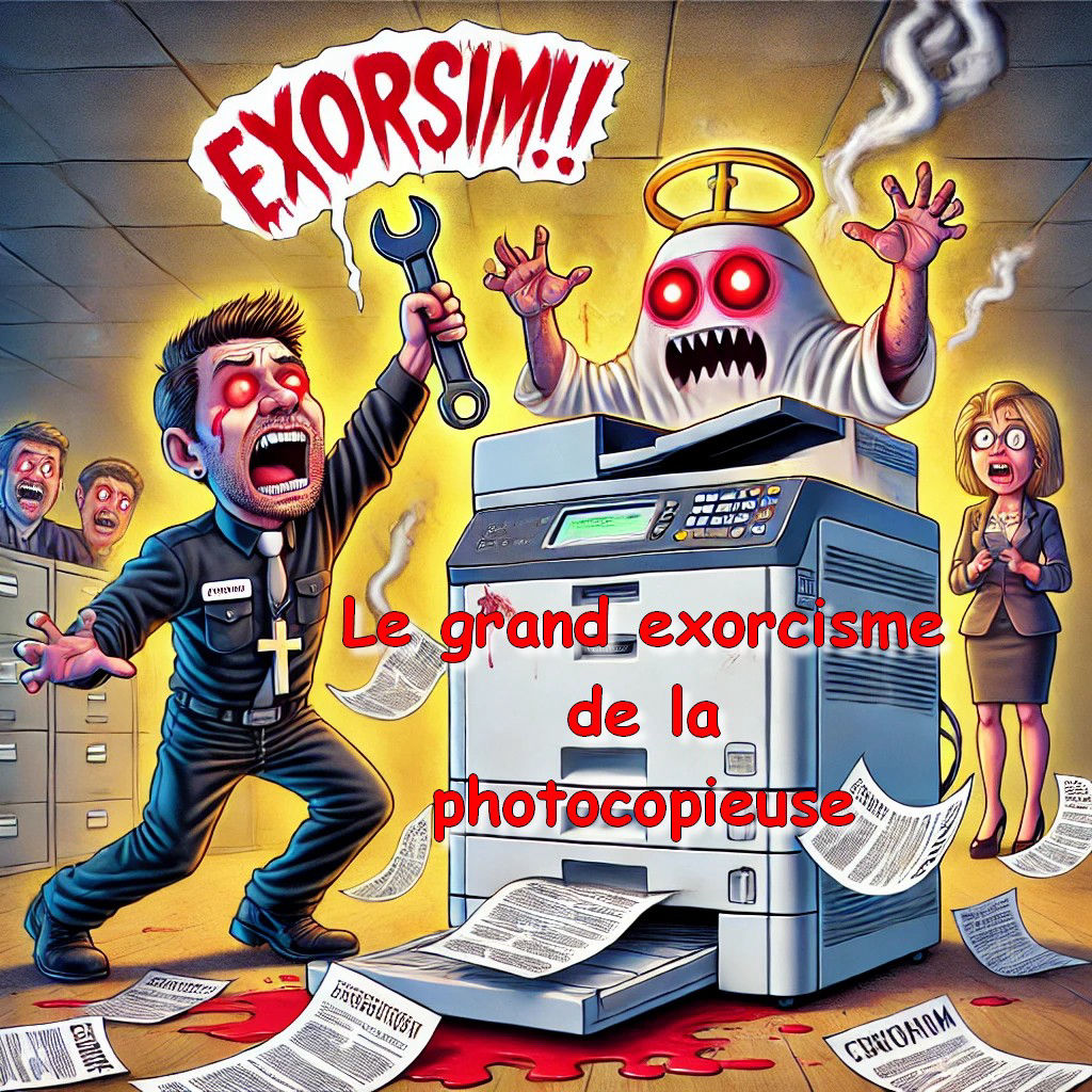 Le grand exorcisme de la photocopieuse